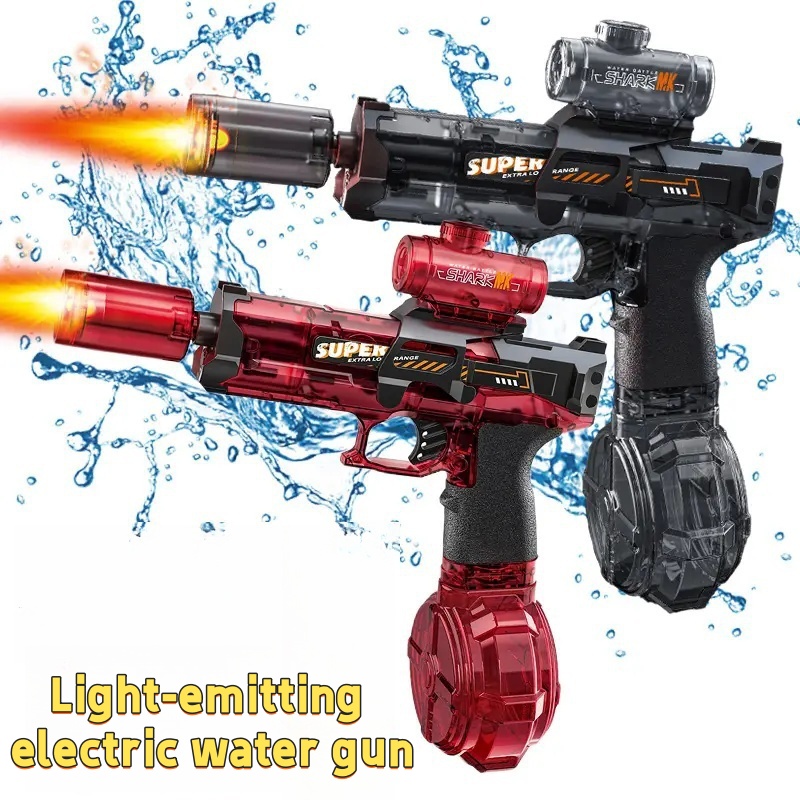 Aquatic Sports - LED-Licht-Elektro-Wasserpistole Spielzeug für Kinder Automatische Sensor-Licht-Wasserpistole
