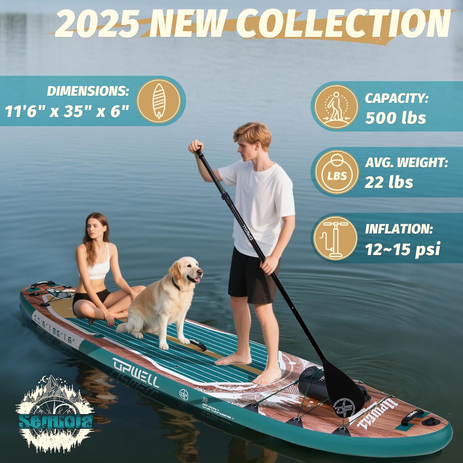 Aufblasbares Stand-Up-Paddlebo – Stand Up Paddle Leash Bewertung und Preis