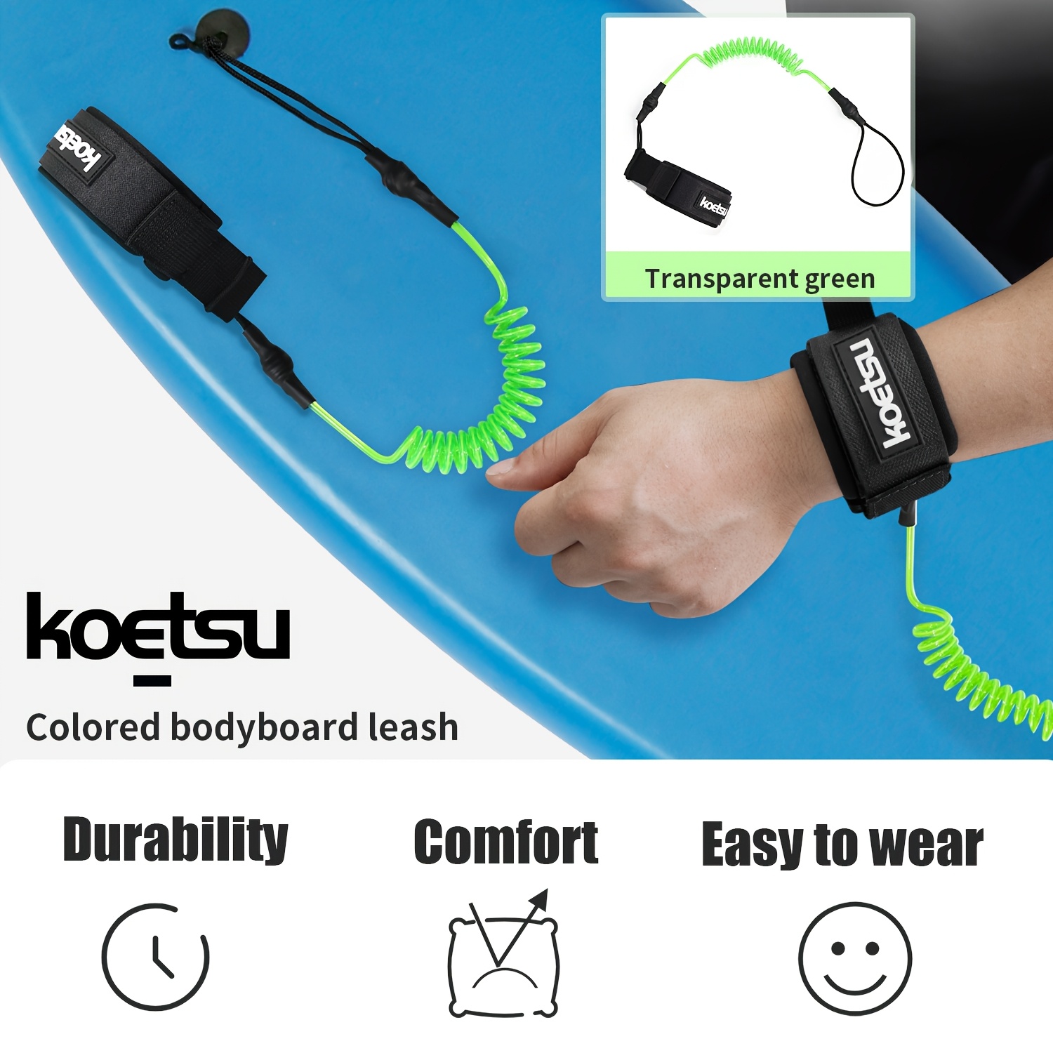 KOETSU Bodyboard-Leash, 5 mm T – Stand Up Paddle Leash Bewertung und Preis