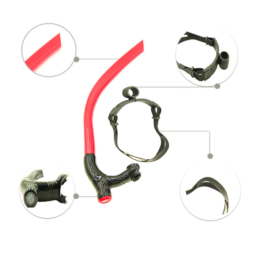 Silikon schwimmen vorne Atems  – Snorkel Dry Top Bewertung und Preis