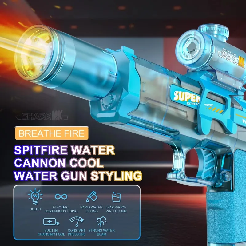 LED-Licht-Elektro-Wasserpistol – Aquatic Sports Bewertung und Preis